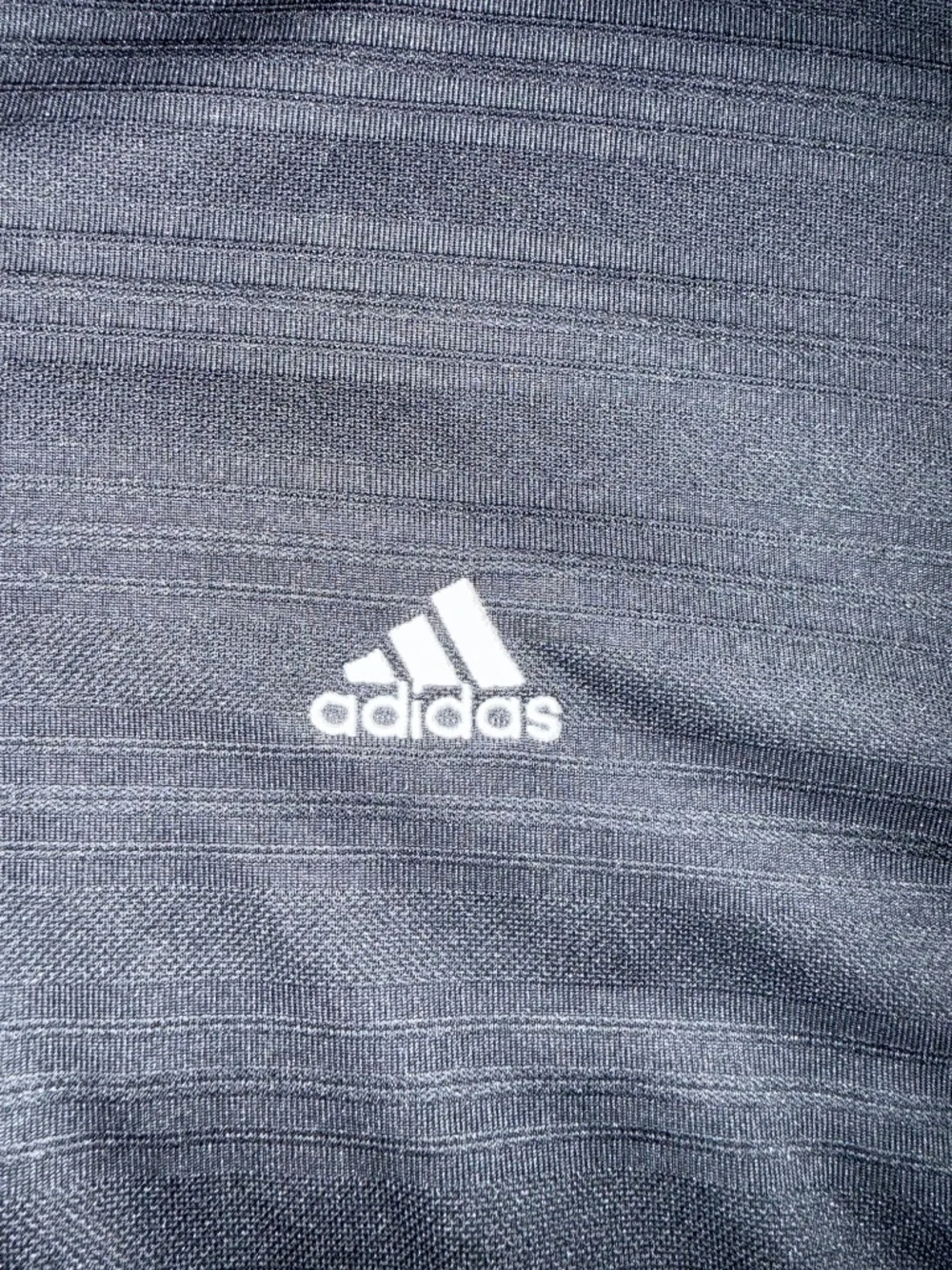 Adidas Men’s XL Black Athletic Golf Polo Shirt Climalite Moisture Wicking